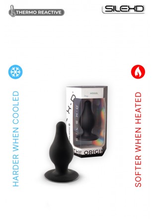 Plug NOIR "Thermo Réactive" Modèl 2-XS (L6.4 x Ø2,5cm)