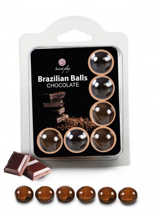 Boules Brésiliennes aromatisées Chocolat X6