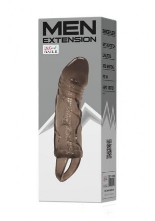 Gaine extension pénis Black 17cm