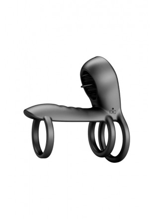 Jammy triple anneau ergonomique langue clitoris USB