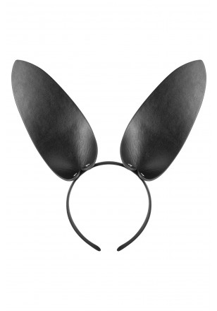 Bunny oreilles simili cuir sur serre tête 