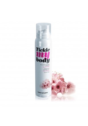 Mousse crépitante massage "Tickle My Body" Fleur de Cerisier