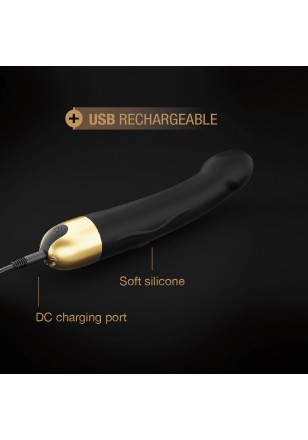 Real Vibration M - Rechargeable Black Gold