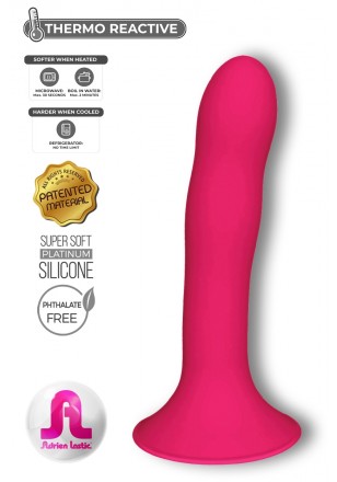 Hitsens 4 Gode Ventouse ROSE "Thermo Réactive"