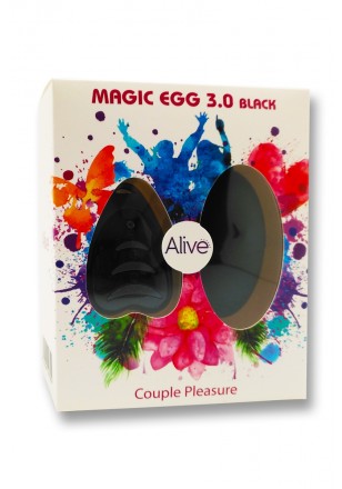 Oeuf vibrant Magic Egg 3.0 Noir Mini télécommande