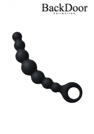 Flexible Wand noir Chapelet perles anales 