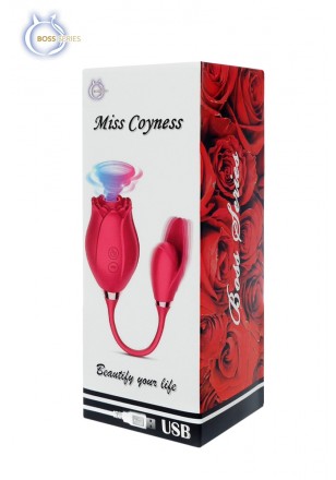 Rose Miss Coyness double stimulateur Clitoris Zones érogènes USB 
