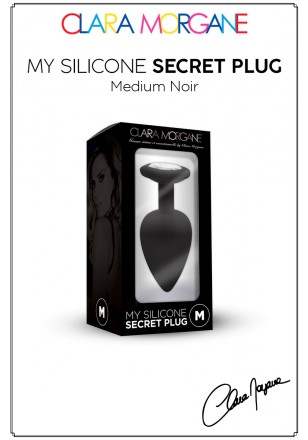My Secret Black Silicone Plug Medium