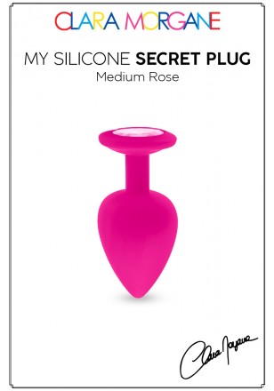 My Secret Rose Silicone Plug Medium