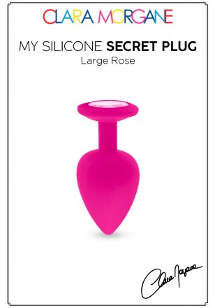 My Secret Rose Silicone Plug Large