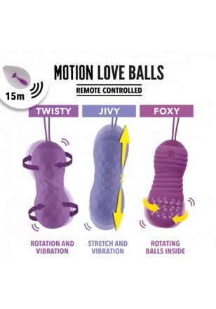 REMOTE CONTROLLED MOTION LOVE BALLS FOXY
