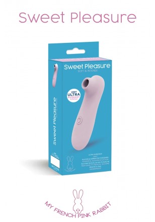 Sweet Pleasure Stimulateur clitoris succion vibration Rose Pale Piles