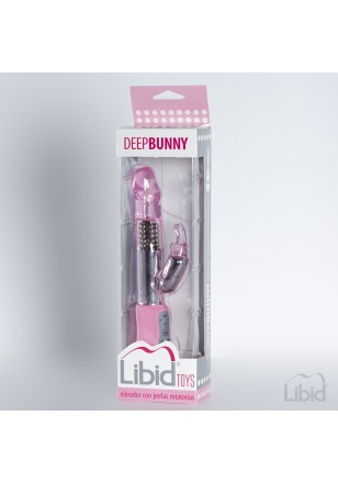 Deep Bunny Rabbit rose stimulateur vaginal et clitoris