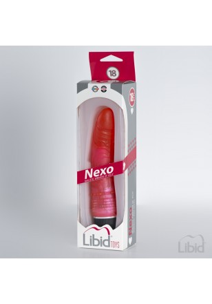 Nexo jelly Vibromasseur le grand 19 cm rouge