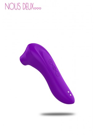 Batchata stimulateur clitoris succions ondes USB violet
