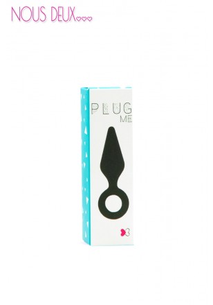 Plug Me A plug anal noir 8.7 cm