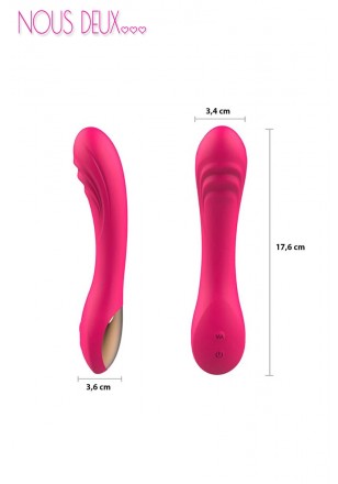 Real Me vibromasseur point G USB rose