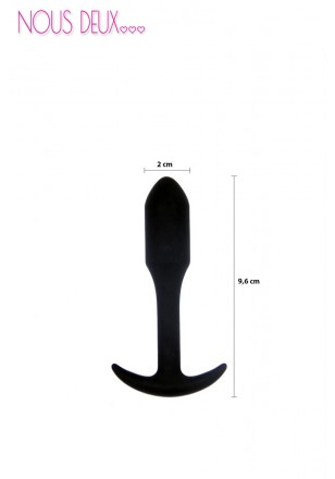 Plug Me B plug anal noir 9.6 cm	