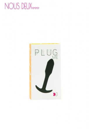 Plug Me B plug anal noir 9.6 cm	