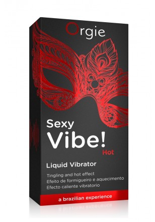 Sexy Vibe HOT Liquid Vibrator Gel excitation chauffant Fraise
