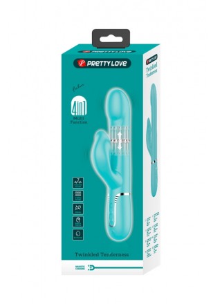 Rabbit vibro billes rotatives massantes bleu USB