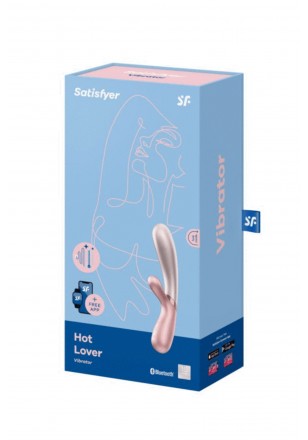 Hot Lover rose chauffant Rabbit rechargeable USB/connect