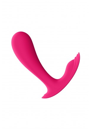 Top Secret Vibro et clitoris 2 en1 rose connecté rechargeable USB