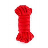 Corde bondage rouge douce 10m