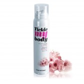 Mousse crépitante massage "Tickle My Body" Fleur de Cerisier
