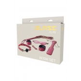 Kit 5 pièces BDSM soft simili cuir Rouge Bordeaux