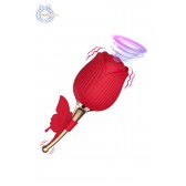 Rose Flirting Partner double Stimulateur clitoris USB