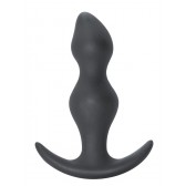 Fantasy Plug gris forme ergonomique deux boules