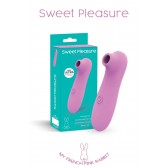 Sweet Pleasure Stimulateur clitoris succion vibration Rose Piles
