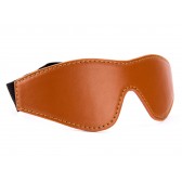Masque simili cuir caramel