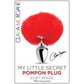 My Little Secret Pompon Plug Rouge