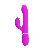 Rabbit vibro billes rotatives massantes rose USB