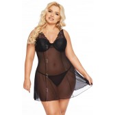 Berta Nuisette évasée noire Grande Taille