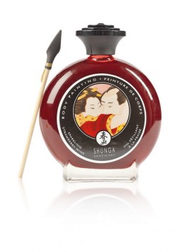 PEINTURE CORPS SHUNGA Vin Pétillant fraise