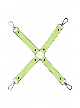 Sangle croix phosphorescente vert pour Menottes poignets et chevilles