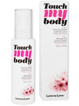 Huile de massage 2 en 1 Fleur de Cerisier "Touch my Body"