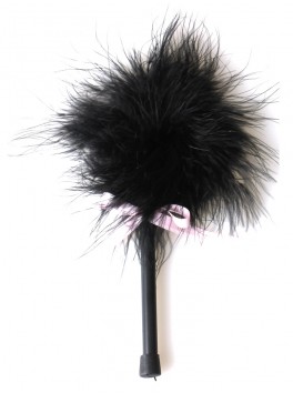 Plume caresse noire