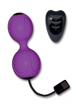 Kegel Vibe violet Boules de Geisha rechargeable et télécommande
