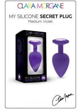 My Secret Violet Silicone Plug Medium