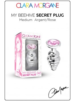 My Beehive Secret Bijou Rose Plug Aluminium Medium