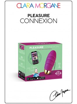 Pleasure Connexion Violet Oeuf vibrant USB connecté bluetooth