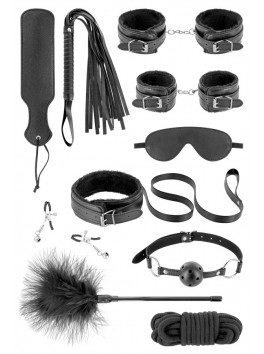 Coffret bondage 10 pièces noires