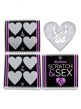 Scratch & Sex Couple FEMME jeu à gratter