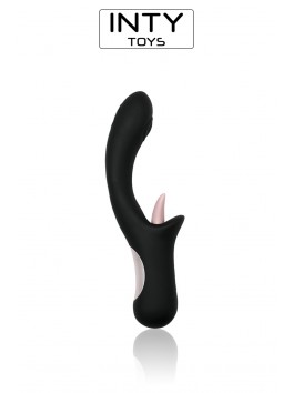 Dice Rabbit Vibromasseur tapotement et langue clitoris USB