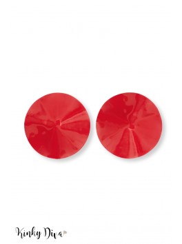 Nipple cache tétons vernis rouge 