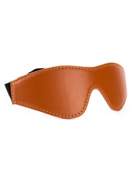 Masque simili cuir caramel